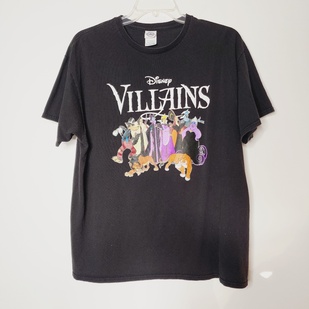 Disney Villains black tee unisex mens cut XL